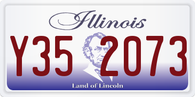 IL license plate Y352073