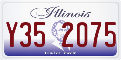 IL license plate Y352075