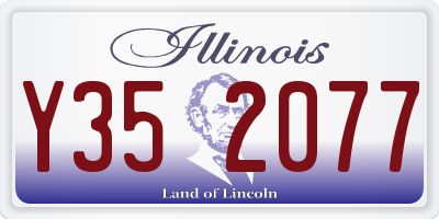 IL license plate Y352077