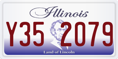 IL license plate Y352079
