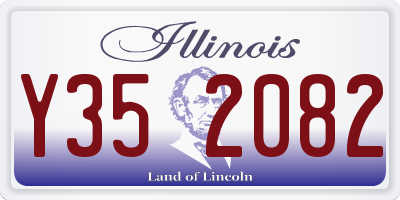 IL license plate Y352082