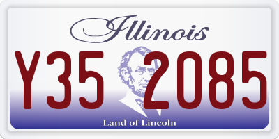 IL license plate Y352085