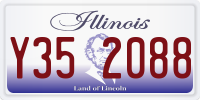 IL license plate Y352088