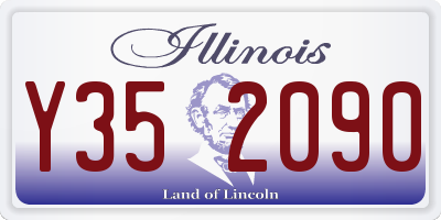 IL license plate Y352090