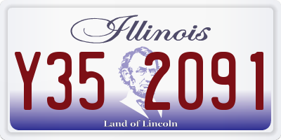 IL license plate Y352091