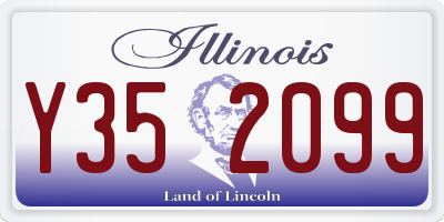 IL license plate Y352099