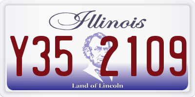 IL license plate Y352109