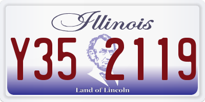 IL license plate Y352119