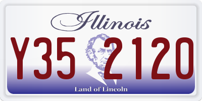 IL license plate Y352120