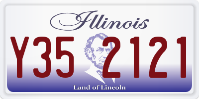 IL license plate Y352121