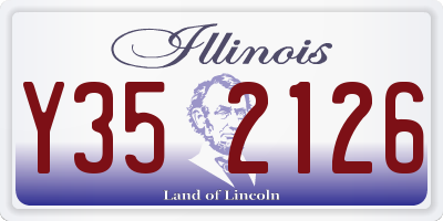IL license plate Y352126