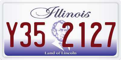 IL license plate Y352127
