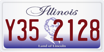 IL license plate Y352128