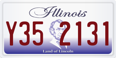 IL license plate Y352131