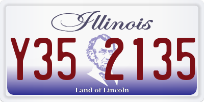 IL license plate Y352135