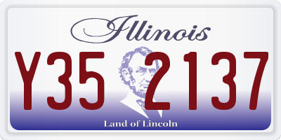 IL license plate Y352137