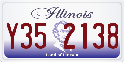 IL license plate Y352138