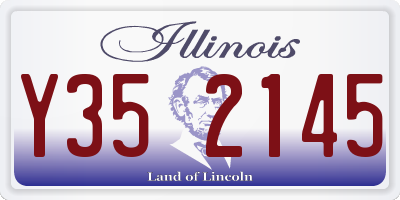 IL license plate Y352145
