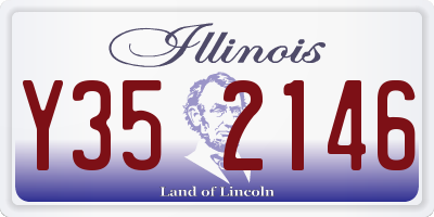 IL license plate Y352146