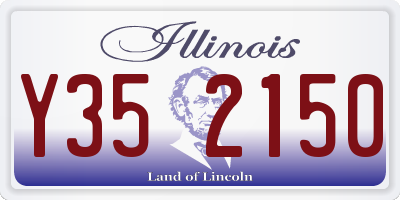 IL license plate Y352150