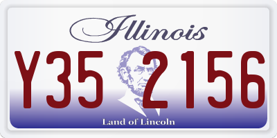 IL license plate Y352156