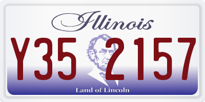 IL license plate Y352157