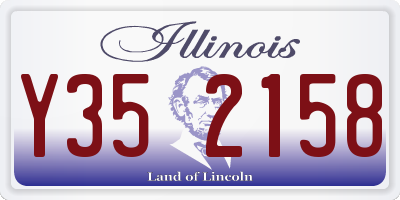 IL license plate Y352158