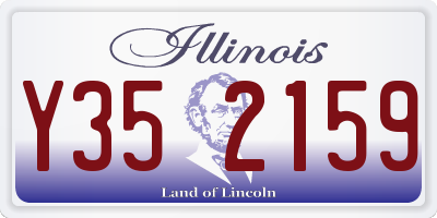 IL license plate Y352159
