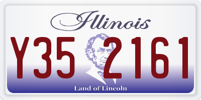 IL license plate Y352161