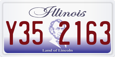 IL license plate Y352163