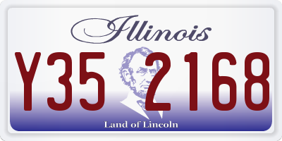 IL license plate Y352168