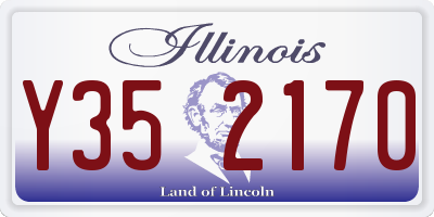 IL license plate Y352170