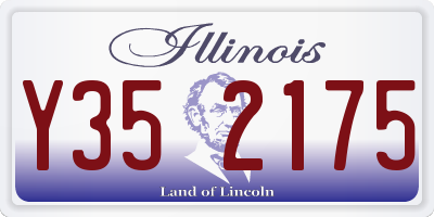 IL license plate Y352175