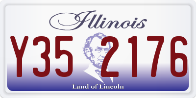 IL license plate Y352176