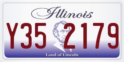 IL license plate Y352179