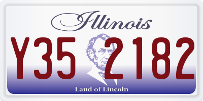 IL license plate Y352182