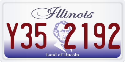 IL license plate Y352192