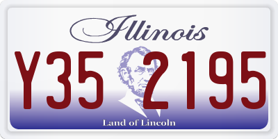 IL license plate Y352195