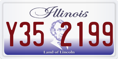 IL license plate Y352199