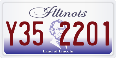 IL license plate Y352201