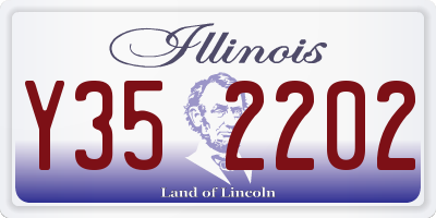 IL license plate Y352202