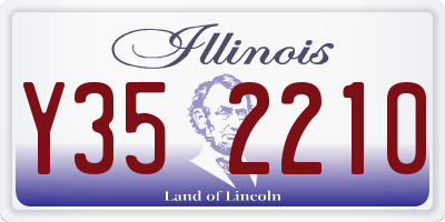 IL license plate Y352210