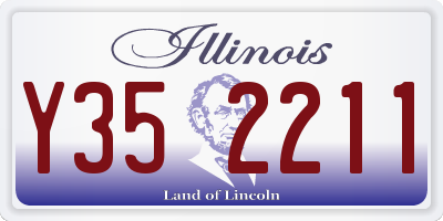 IL license plate Y352211