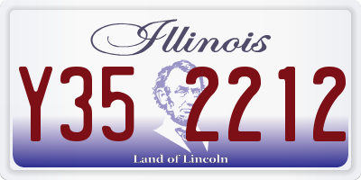 IL license plate Y352212