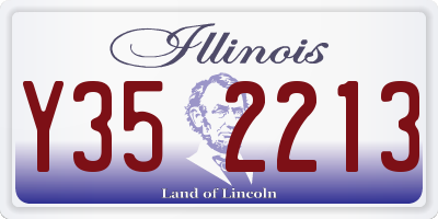 IL license plate Y352213