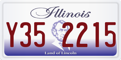 IL license plate Y352215