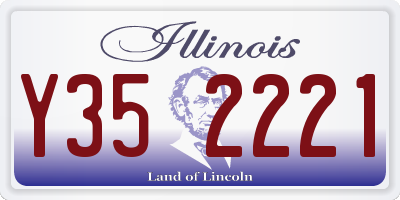 IL license plate Y352221