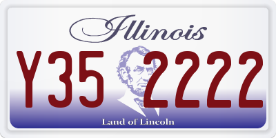 IL license plate Y352222