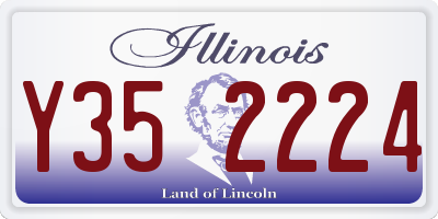 IL license plate Y352224