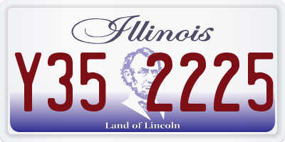 IL license plate Y352225